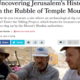 Haaretz heading - Uncovering Jerusalems History in the Rubble of Temple Mount