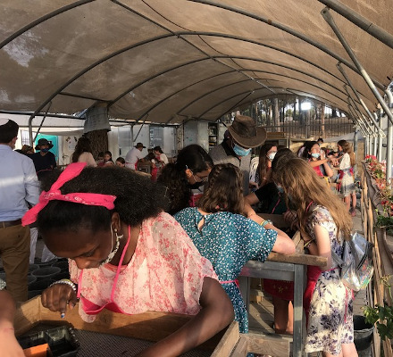 School visit at the Temple Mount Sifting Project